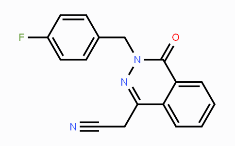 CAS No. 478041-35-9, 2-[3-(4-Fluorobenzyl)-4-oxo-3,4-dihydro-1-phthalazinyl]acetonitrile