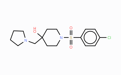 CAS No. 478041-62-2, 1-[(4-Chlorophenyl)sulfonyl]-4-(1-pyrrolidinylmethyl)-4-piperidinol