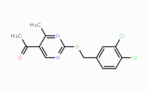 CAS No. 478041-94-0, 1-{2-[(3,4-Dichlorobenzyl)sulfanyl]-4-methyl-5-pyrimidinyl}-1-ethanone