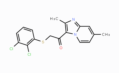 CAS No. 478042-04-5, 2-[(2,3-Dichlorophenyl)sulfanyl]-1-(2,7-dimethylimidazo[1,2-a]pyridin-3-yl)-1-ethanone