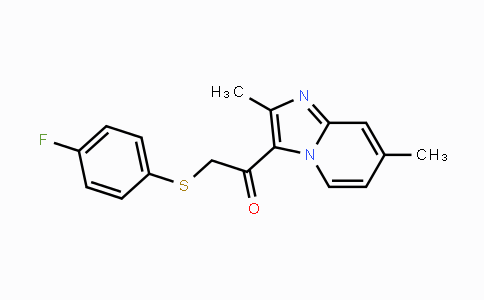 CAS No. 478042-05-6, 1-(2,7-Dimethylimidazo[1,2-a]pyridin-3-yl)-2-[(4-fluorophenyl)sulfanyl]-1-ethanone