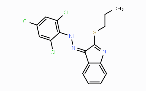 CAS No. 478042-25-0, 2-(Propylsulfanyl)-3H-indol-3-one N-(2,4,6-trichlorophenyl)hydrazone