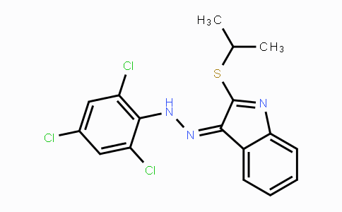 CAS No. 478042-26-1, 2-(Isopropylsulfanyl)-3H-indol-3-one N-(2,4,6-trichlorophenyl)hydrazone