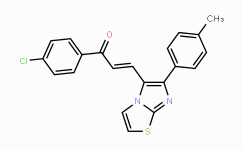 CAS No. 551930-84-8, (E)-1-(4-Chlorophenyl)-3-[6-(4-methylphenyl)imidazo[2,1-b][1,3]thiazol-5-yl]-2-propen-1-one