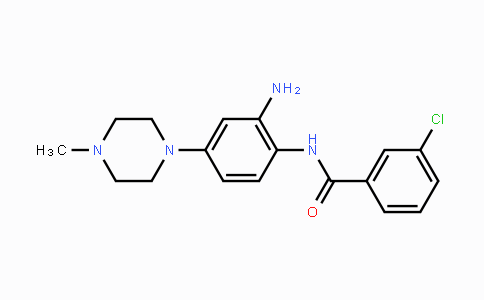 CAS No. 439107-46-7, N-[2-Amino-4-(4-methylpiperazino)phenyl]-3-chlorobenzenecarboxamide
