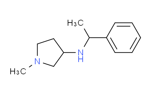 1249349-32-3 | 1-Methyl-N-(1-phenylethyl)pyrrolidin-3-amine