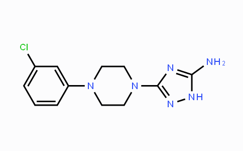 CAS No. 865657-91-6, 3-[4-(3-Chlorophenyl)piperazino]-1H-1,2,4-triazol-5-amine