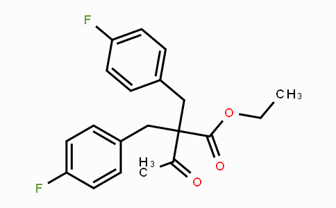 CAS No. 865657-94-9, Ethyl 2,2-bis(4-fluorobenzyl)-3-oxobutanoate