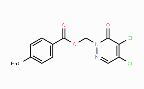CAS No. 178211-04-6, [4,5-Dichloro-6-oxo-1(6H)-pyridazinyl]methyl 4-methylbenzenecarboxylate
