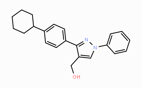 CAS No. 956361-23-2, [3-(4-Cyclohexylphenyl)-1-phenyl-1H-pyrazol-4-yl]methanol