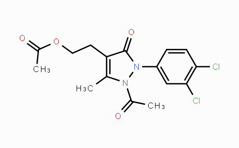 CAS No. 865658-32-8, 2-[1-Acetyl-2-(3,4-dichlorophenyl)-5-methyl-3-oxo-2,3-dihydro-1H-pyrazol-4-yl]ethyl acetate