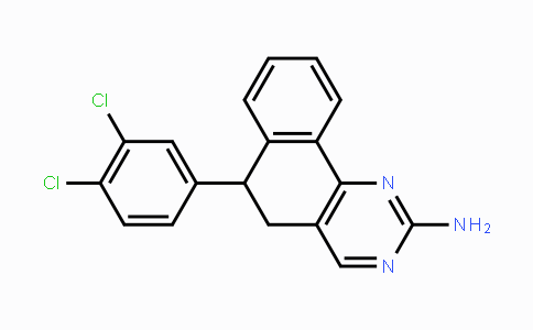 CAS No. 865658-58-8, 6-(3,4-Dichlorophenyl)-5,6-dihydrobenzo[h]quinazolin-2-amine