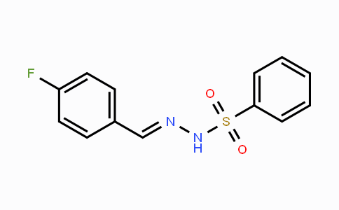 CAS No. 118795-05-4, N'-[(E)-(4-Fluorophenyl)methylidene]benzenesulfonohydrazide