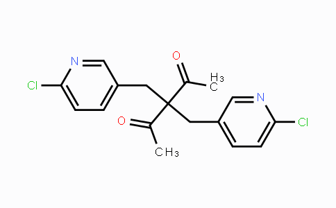 CAS No. 865658-84-0, 3,3-Bis[(6-chloro-3-pyridinyl)methyl]-2,4-pentanedione