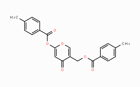 CAS No. 865659-02-5, 5-{[(4-Methylbenzoyl)oxy]methyl}-4-oxo-4H-pyran-2-yl 4-methylbenzenecarboxylate
