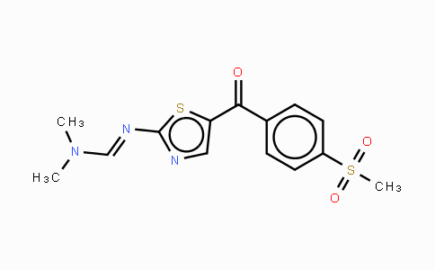 CAS No. 865659-24-1, N,N-Dimethyl-N'-{5-[4-(methylsulfonyl)benzoyl]-1,3-thiazol-2-yl}iminoformamide