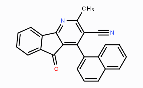 CAS No. 865659-35-4, 2-Methyl-4-(1-naphthyl)-5-oxo-5H-indeno[1,2-b]pyridine-3-carbonitrile