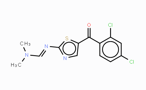 CAS No. 865659-42-3, N'-[5-(2,4-Dichlorobenzoyl)-1,3-thiazol-2-yl]-N,N-dimethyliminoformamide
