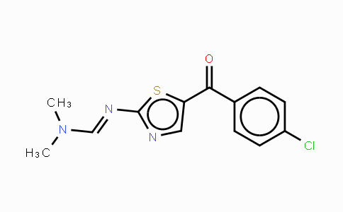 CAS No. 569350-52-3, N'-[5-(4-Chlorobenzoyl)-1,3-thiazol-2-yl]-N,N-dimethyliminoformamide