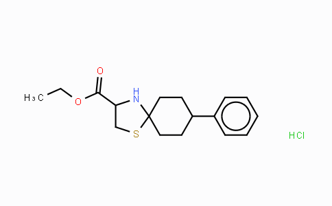 CAS No. 1046796-86-4, Ethyl 8-phenyl-1-thia-4-azaspiro[4.5]decane-3-carboxylate hydrachloride