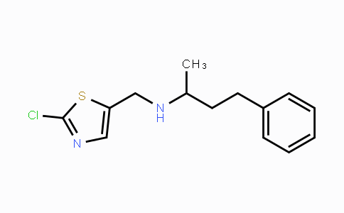 CAS No. 865660-16-8, N-[(2-Chloro-1,3-thiazol-5-yl)methyl]-4-phenyl-2-butanamine