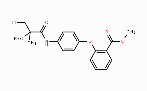 CAS No. 865660-49-7, Methyl 2-{4-[(3-chloro-2,2-dimethylpropanoyl)amino]phenoxy}benzenecarboxylate
