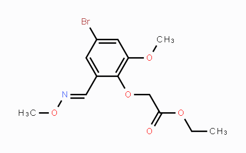 CAS No. 338416-59-4, Ethyl 2-{4-bromo-2-methoxy-6-[(methoxyimino)methyl]phenoxy}acetate