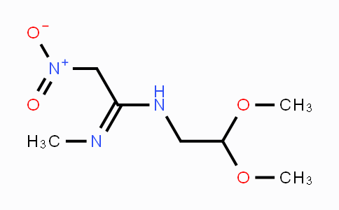 CAS No. 338416-93-6, N-(2,2-Dimethoxyethyl)-N'-methyl-2-nitroethanimidamide