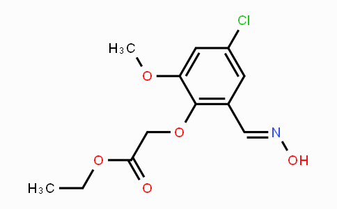 CAS No. 338416-97-0, Ethyl 2-{4-chloro-2-[(hydroxyimino)methyl]-6-methoxyphenoxy}acetate
