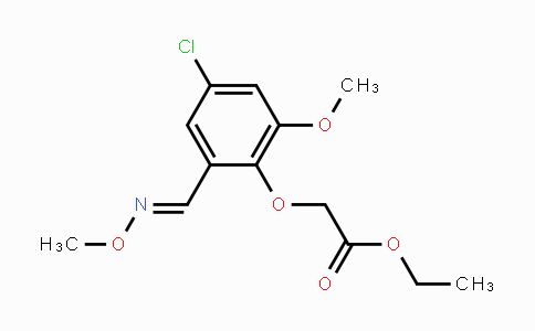 CAS No. 338416-99-2, Ethyl 2-{4-chloro-2-methoxy-6-[(methoxyimino)methyl]phenoxy}acetate