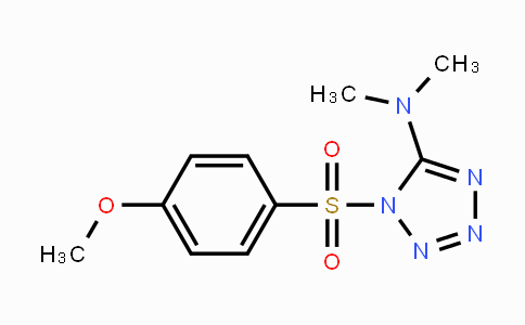 CAS No. 338417-37-1, N-{1-[(4-Methoxyphenyl)sulfonyl]-1H-1,2,3,4-tetraazol-5-yl}-N,N-dimethylamine