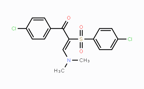 CAS No. 1164563-97-6, 1-(4-Chlorophenyl)-2-[(4-chlorophenyl)sulfonyl]-3-(dimethylamino)-2-propen-1-one