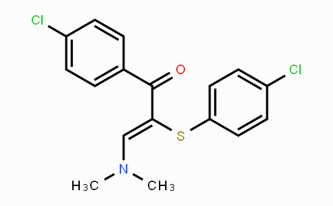 CAS No. 263869-24-5, 1-(4-Chlorophenyl)-2-[(4-chlorophenyl)sulfanyl]-3-(dimethylamino)-2-propen-1-one