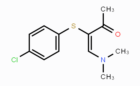 CAS No. 76511-79-0, 3-[(4-Chlorophenyl)sulfanyl]-4-(dimethylamino)-3-buten-2-one