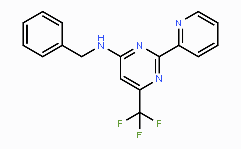 CAS No. 338418-15-8, N-Benzyl-2-(2-pyridinyl)-6-(trifluoromethyl)-4-pyrimidinamine