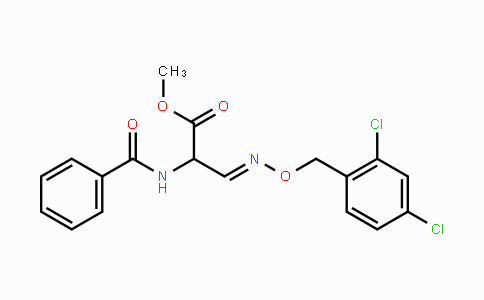 CAS No. 1214872-97-5, Methyl 2-(benzoylamino)-3-{[(2,4-dichlorobenzyl)oxy]imino}propanoate