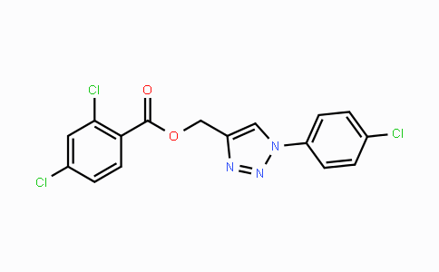 CAS No. 338419-26-4, [1-(4-Chlorophenyl)-1H-1,2,3-triazol-4-yl]methyl 2,4-dichlorobenzenecarboxylate