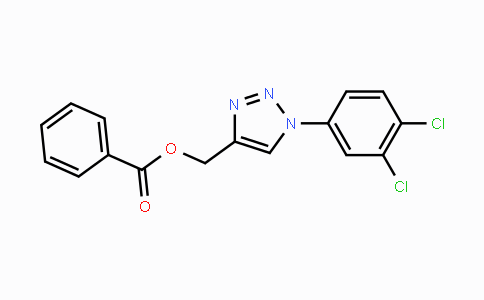 CAS No. 338419-31-1, [1-(3,4-Dichlorophenyl)-1H-1,2,3-triazol-4-yl]methyl benzenecarboxylate