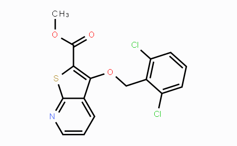 CAS No. 338419-40-2, Methyl 3-[(2,6-dichlorobenzyl)oxy]thieno[2,3-b]pyridine-2-carboxylate