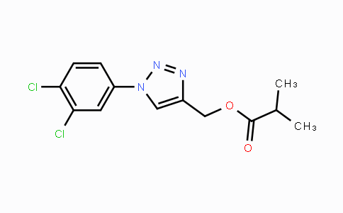 CAS No. 338419-42-4, [1-(3,4-Dichlorophenyl)-1H-1,2,3-triazol-4-yl]methyl 2-methylpropanoate