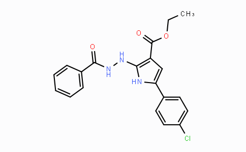 CAS No. 338419-67-3, Ethyl 2-(2-benzoylhydrazino)-5-(4-chlorophenyl)-1H-pyrrole-3-carboxylate