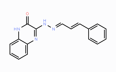 CAS No. 338419-76-4, 3-Phenylacrylaldehyde N-(3-oxo-3,4-dihydro-2-quinoxalinyl)hydrazone