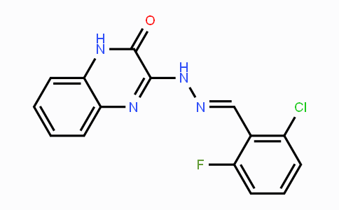 CAS No. 338419-90-2, 2-Chloro-6-fluorobenzenecarbaldehyde N-(3-oxo-3,4-dihydro-2-quinoxalinyl)hydrazone