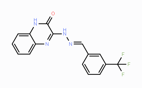 CAS No. 338419-92-4, 3-(Trifluoromethyl)benzenecarbaldehyde N-(3-oxo-3,4-dihydro-2-quinoxalinyl)hydrazone