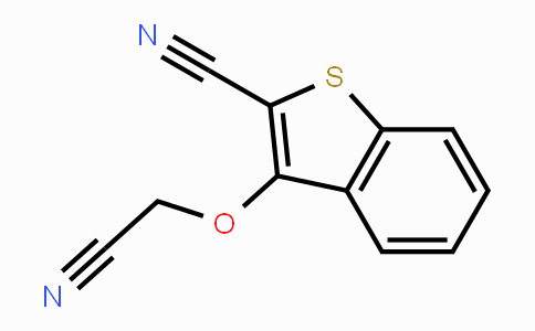 CAS No. 133641-33-5, 3-(Cyanomethoxy)-1-benzothiophene-2-carbonitrile