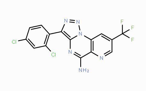 CAS No. 338420-39-6, 3-(2,4-Dichlorophenyl)-8-(trifluoromethyl)pyrido[2,3-e][1,2,3]triazolo[1,5-a]pyrimidin-5-amine
