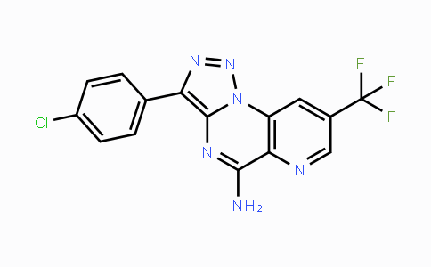 CAS No. 338420-41-0, 3-(4-Chlorophenyl)-8-(trifluoromethyl)pyrido[2,3-e][1,2,3]triazolo[1,5-a]pyrimidin-5-amine