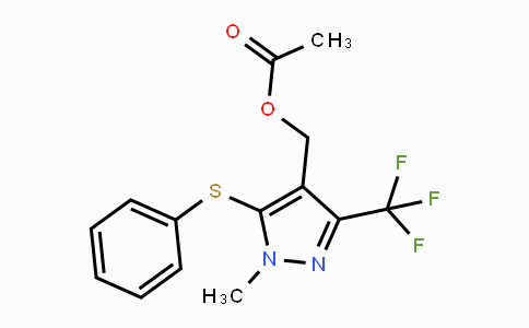 CAS No. 318239-55-3, [1-Methyl-5-(phenylsulfanyl)-3-(trifluoromethyl)-1H-pyrazol-4-yl]methyl acetate