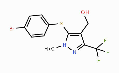 CAS No. 318239-56-4, [5-[(4-Bromophenyl)sulfanyl]-1-methyl-3-(trifluoromethyl)-1H-pyrazol-4-yl]methanol