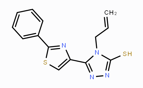 CAS No. 338420-11-4, 4-Allyl-5-(2-phenyl-1,3-thiazol-4-yl)-4H-1,2,4-triazole-3-thiol